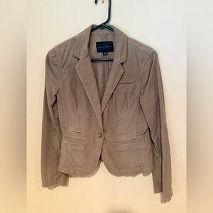 Tan Corduroy Blazer Jacket